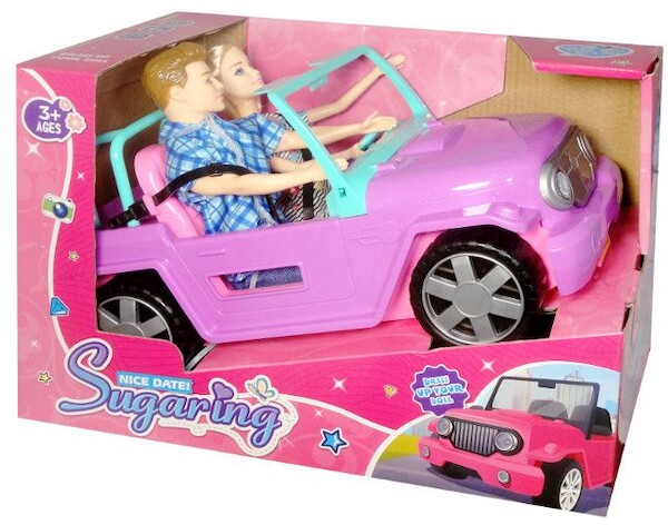 Auto cabriolet + 2 lalki