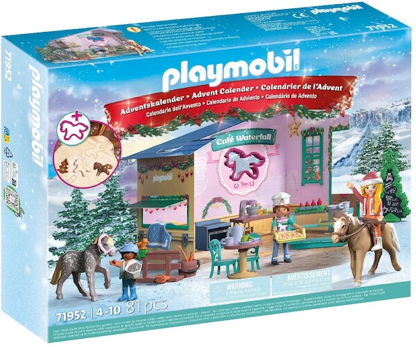 Horses of Waterfall Playmobil Świąteczne wypieki w kawiarni jeździeckiej 71952