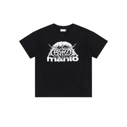 MANTO T-shirt Koszulka Treasure Zone Oversize Black