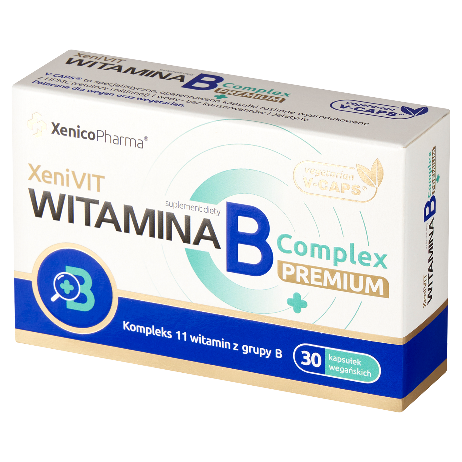 XeniVit Witamina B Complex Premium, 30 kapsułek