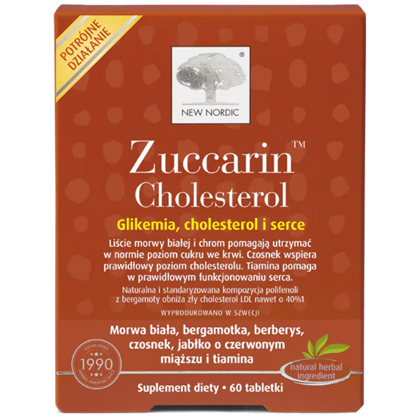 Zuccarin Cholesterol, 60 tabletek