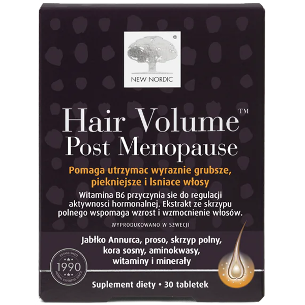 New Nordic Hair Volume Post Menopause, 30 tabletek
