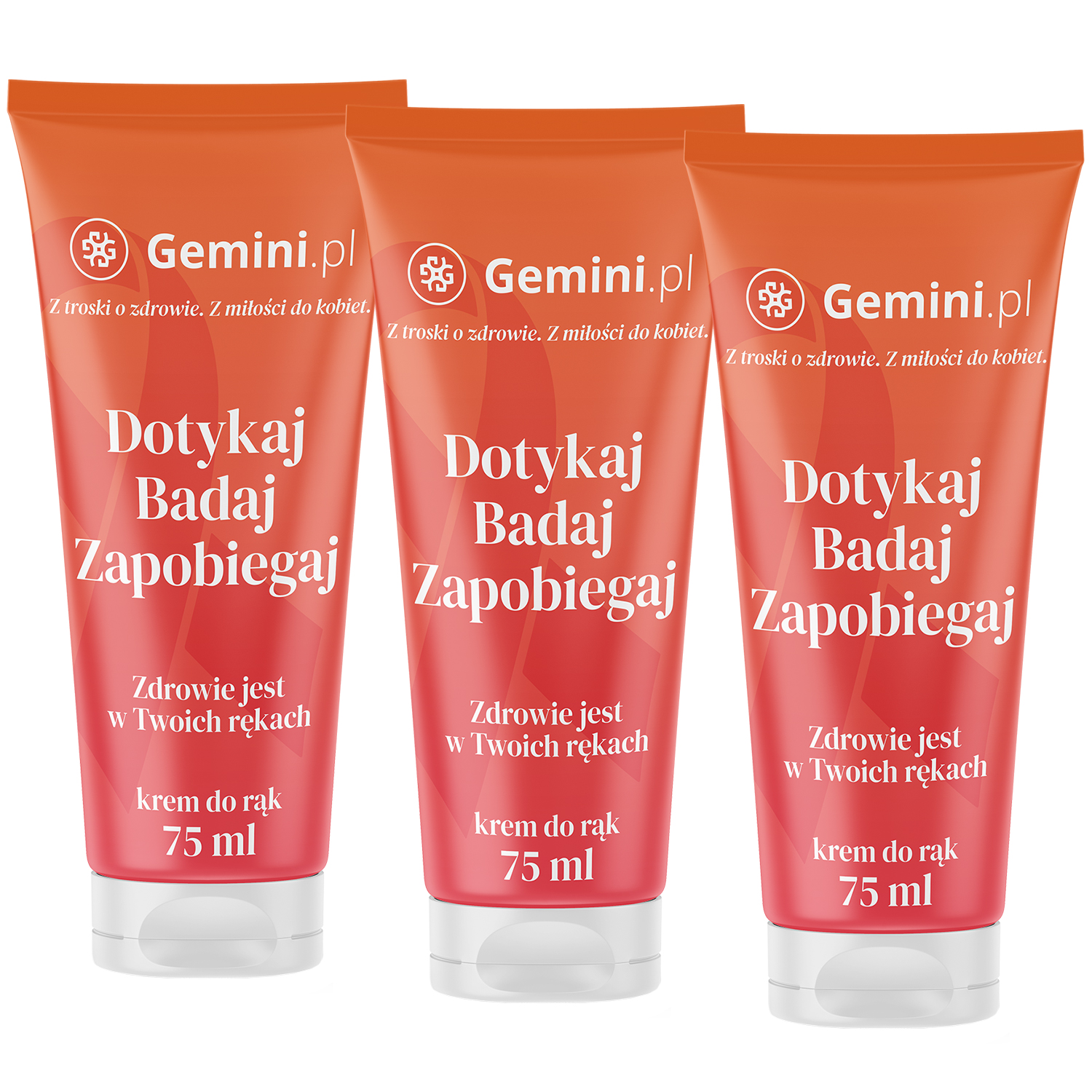 Zestaw Charytatywny krem do rąk, Różowy Październik, 3 x 75 ml