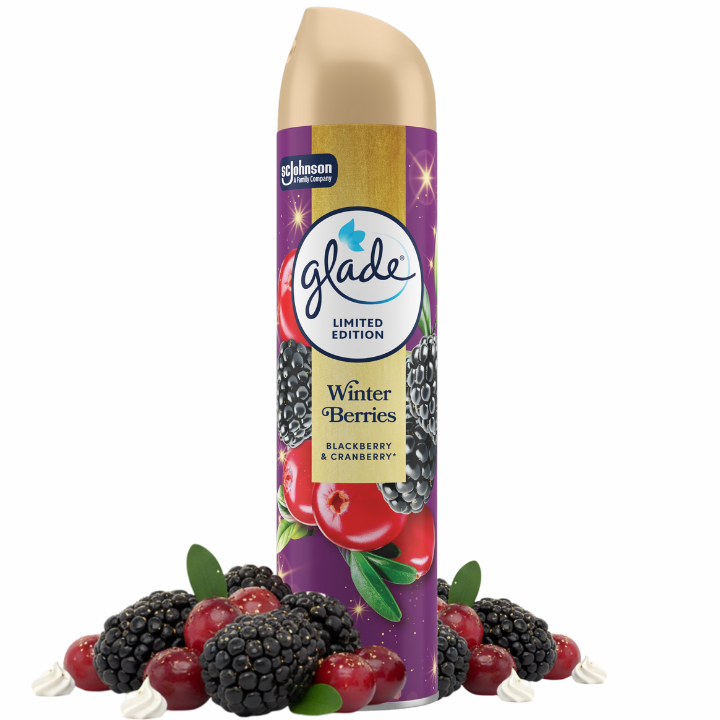 Świąteczny odświeżacz powietrza w sprayu Glade Winter Berries 300 ml