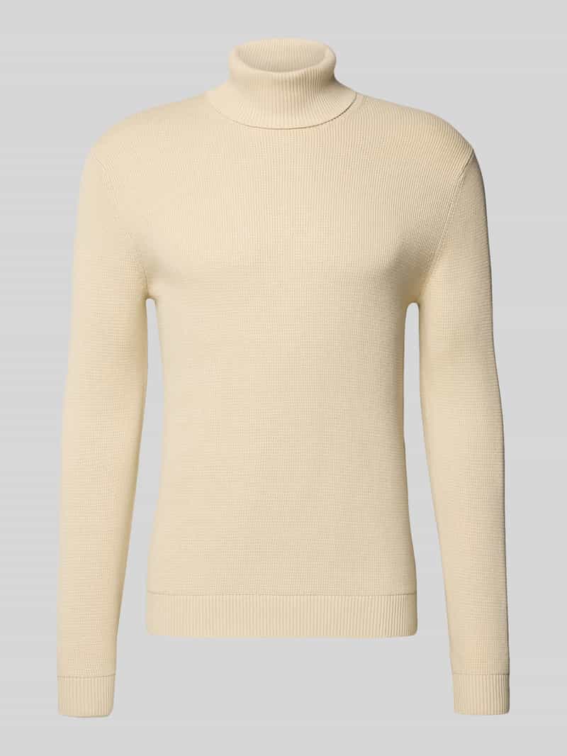 Golf o kroju regular fit z czystej bawełny model ‘DANE’