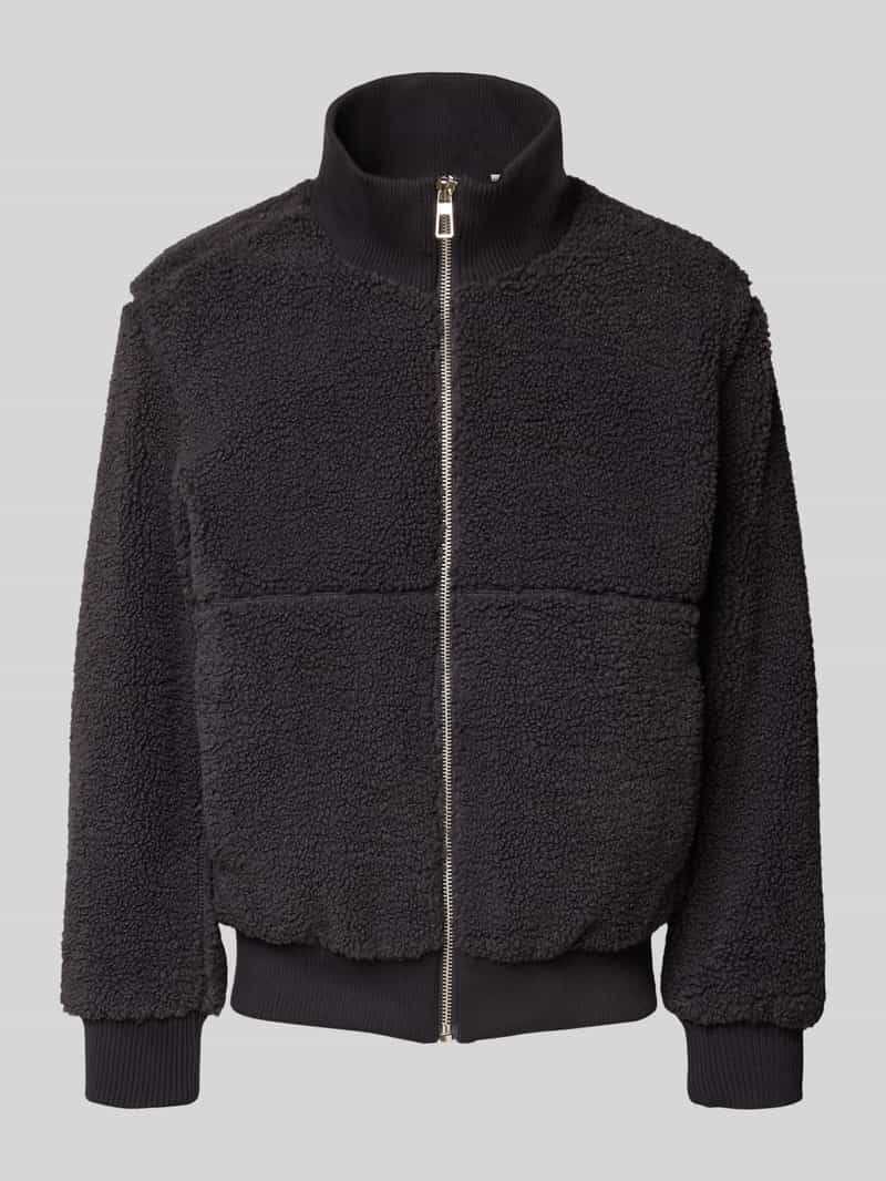 Bomberka o kroju regular fit z imitacji futra model ‘RAY’