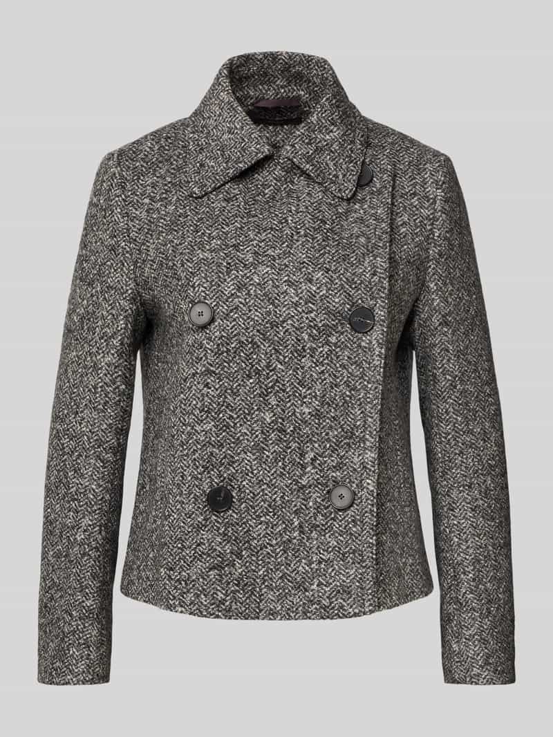 Kurtka z wykładanym kołnierzem i zapięciem na guzik