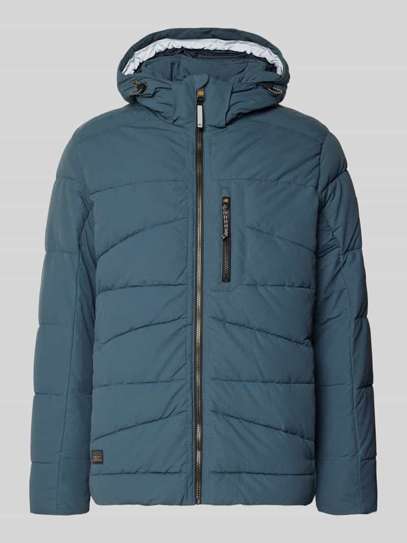 Kurtka pikowana z kapturem