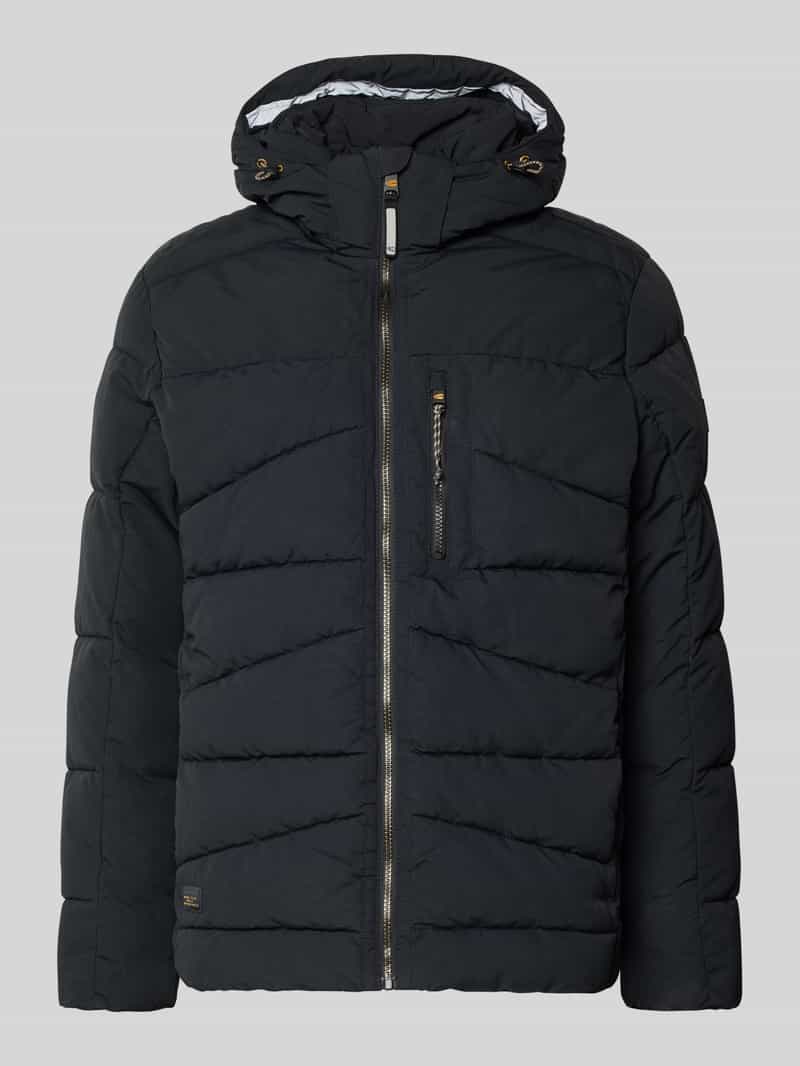 Kurtka pikowana z kapturem