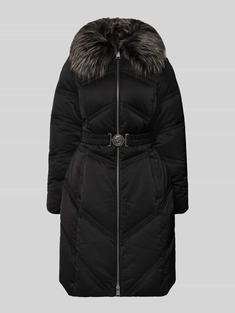 Kurtka pikowana z paskiem model ‘ALIENOR’