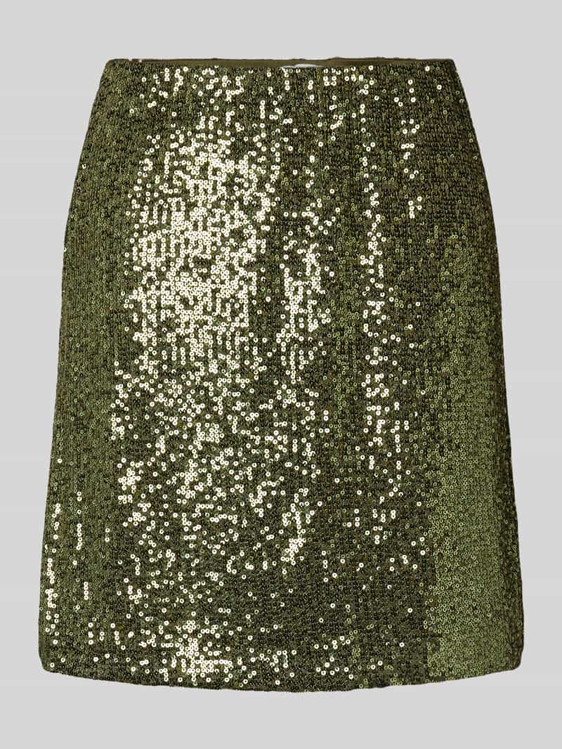 Spódnica mini z cekinowym obszyciem model ‘Orice’