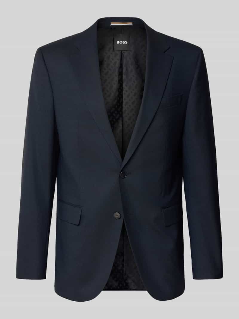 Marynarka do garnituru o kroju regular fit z dodatkiem wełny model ‘JASPER’