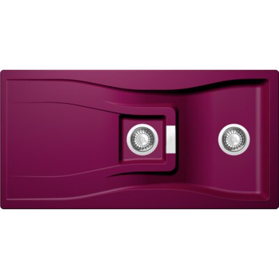 SCHOCK Zlewozmywak jednokomorowy z ociekaczem Waterfall D-150 Berry 50x100