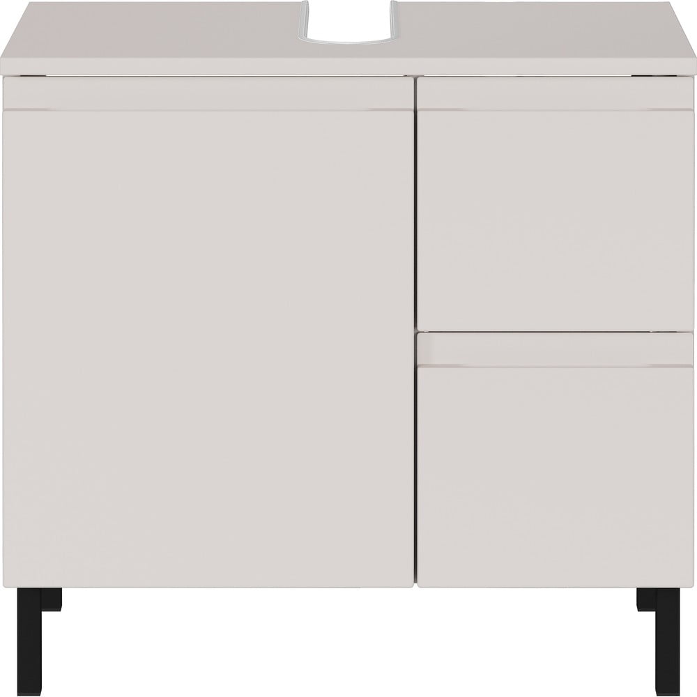 Kremowa niska szafka pod umywalkę 60x56 cm Salinas – Germania