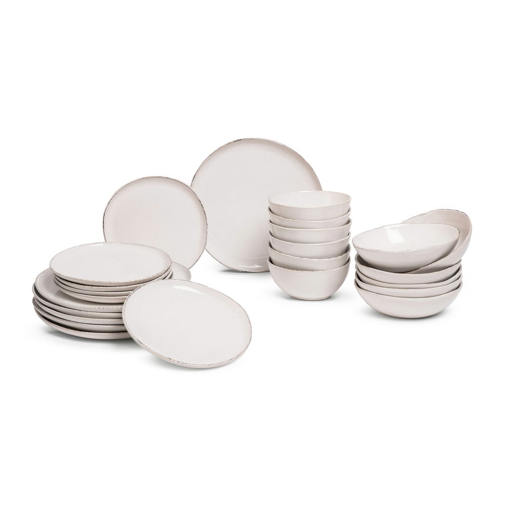 Kamionkowy zestaw talerzy 24 szt. Snow Heart – Bonami Essentials