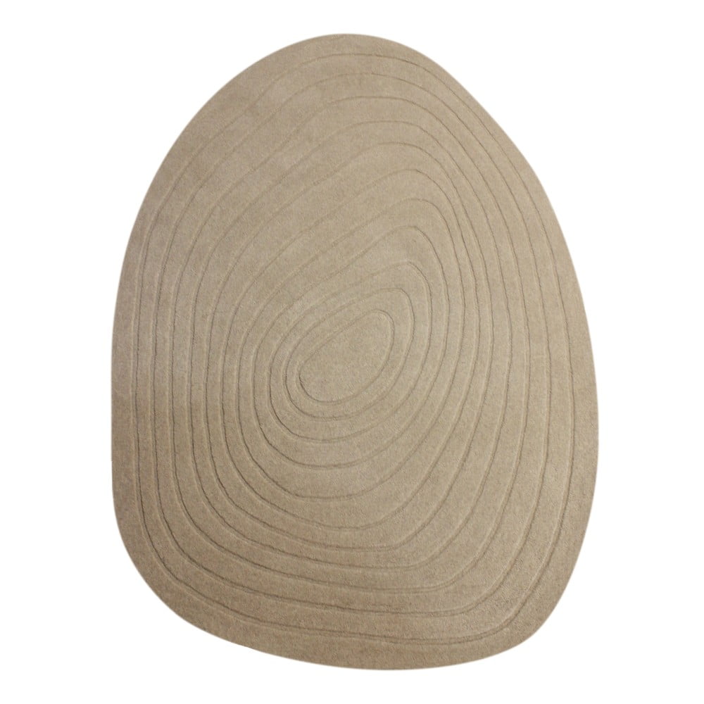 Beżowy wełniany dywan 200x290 cm Puddle Wool – Flair Rugs