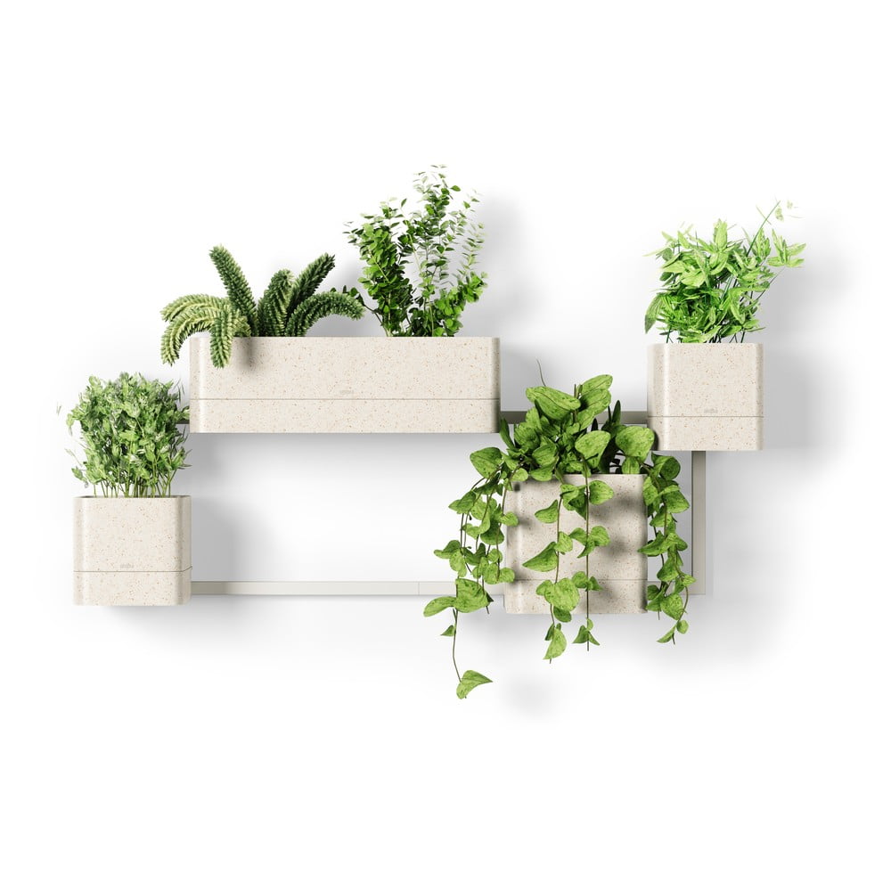 Plastikowe doniczki wiszące na zioła zestaw 4 szt. Cubiko – Umbra