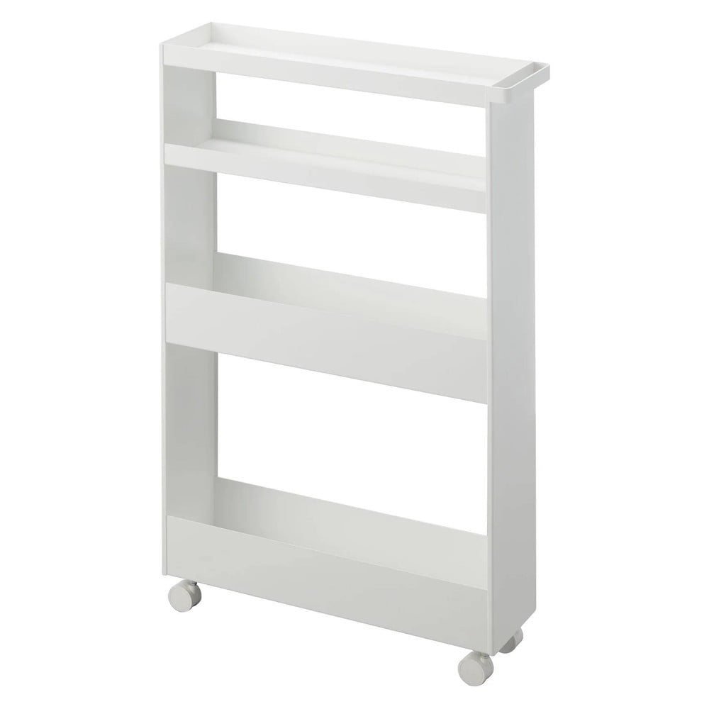 Stalowy regał łazienkowy w matowym białym kolorze 48x80,5 cm Tower – YAMAZAKI