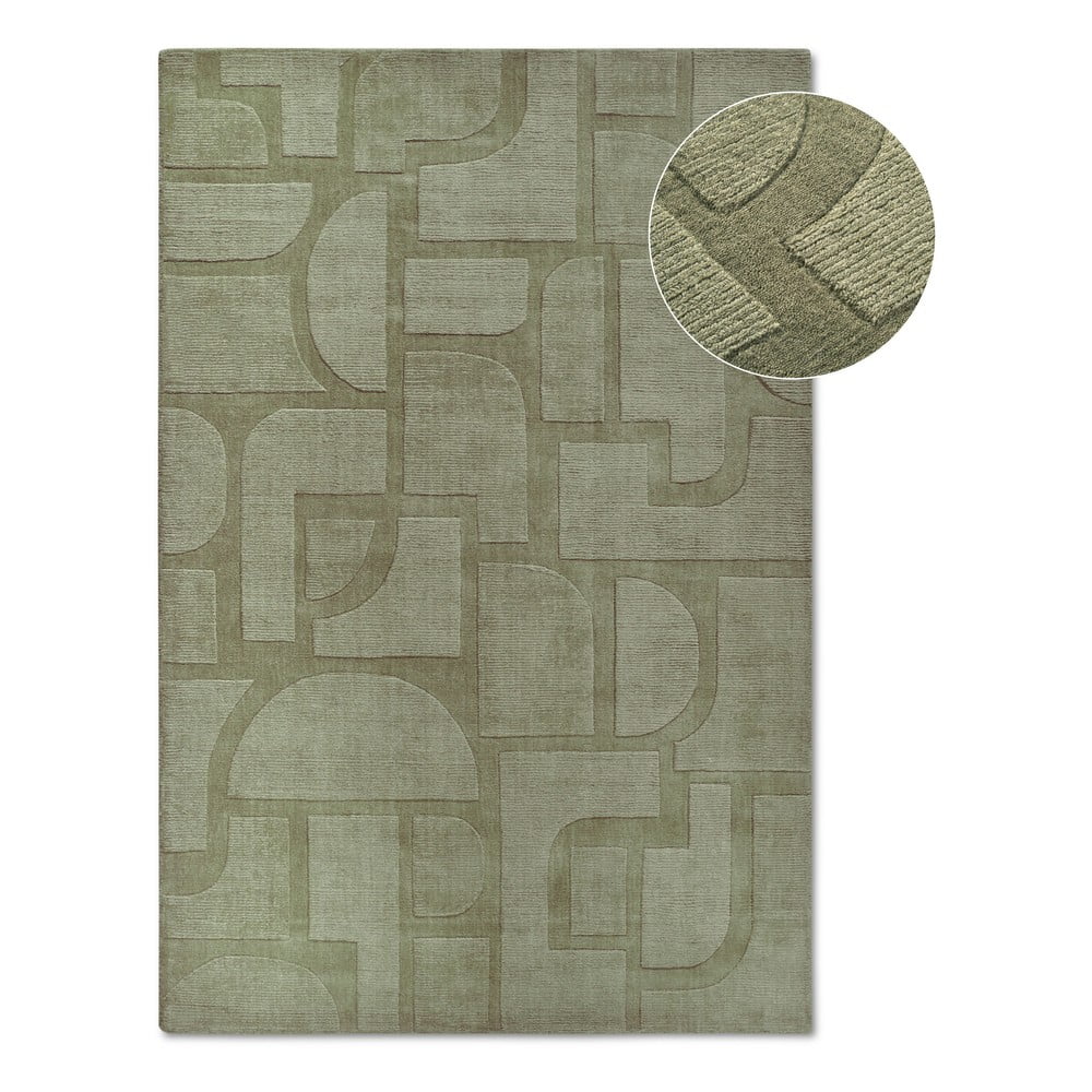 Zielony wełniany dywan tkany ręcznie 120x170 cm Alexis – Villeroy&Boch