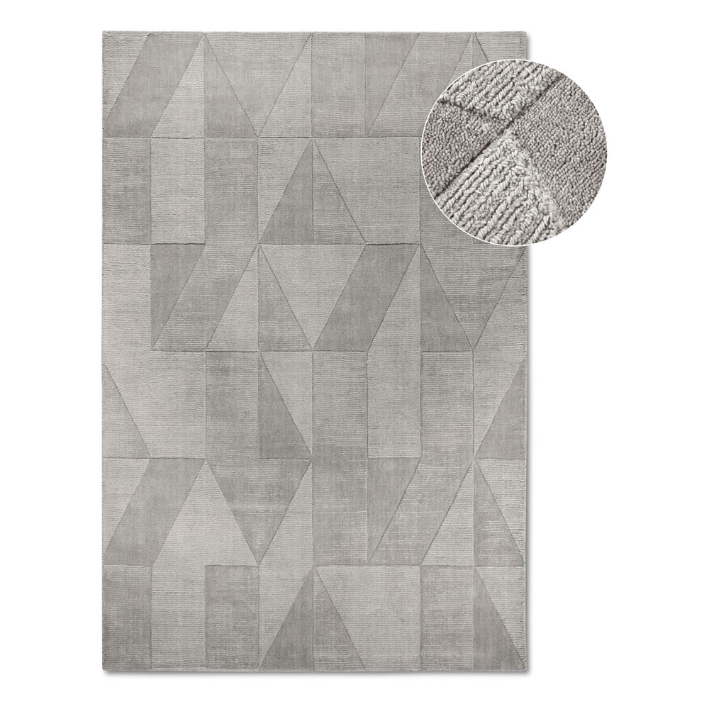 Szary wełniany dywan tkany ręcznie 80x150 cm Ursule – Villeroy&Boch