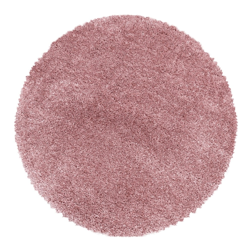 Różowy okrągły dywan ø 200 cm Fluffy – Ayyildiz Carpets