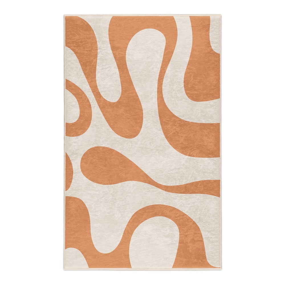 Pomarańczowy dywan odpowiedni do prania 120x180 cm Caramel Latte – Mila Home