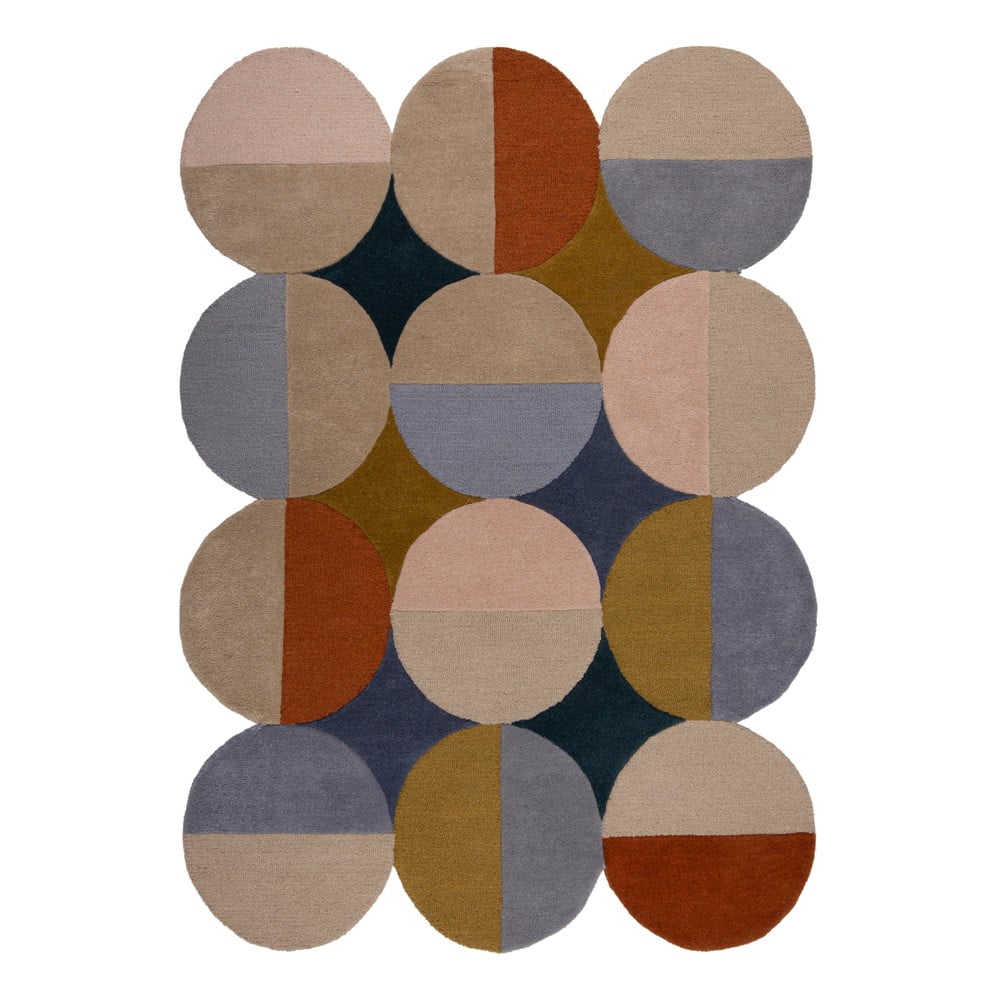 Wełniany dywan tkany ręcznie 200x290 cm Mia Ellipse – Flair Rugs