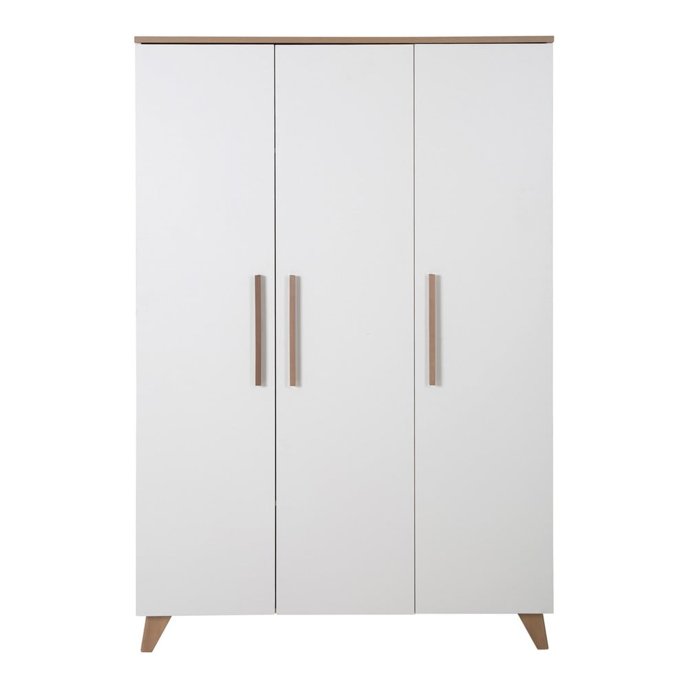 Biała szafa dziecięca 118x190 cm – Roba