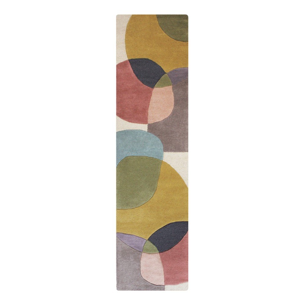 Wełniany chodnik tkany ręcznie 60x230 cm Glow Multi – Flair Rugs
