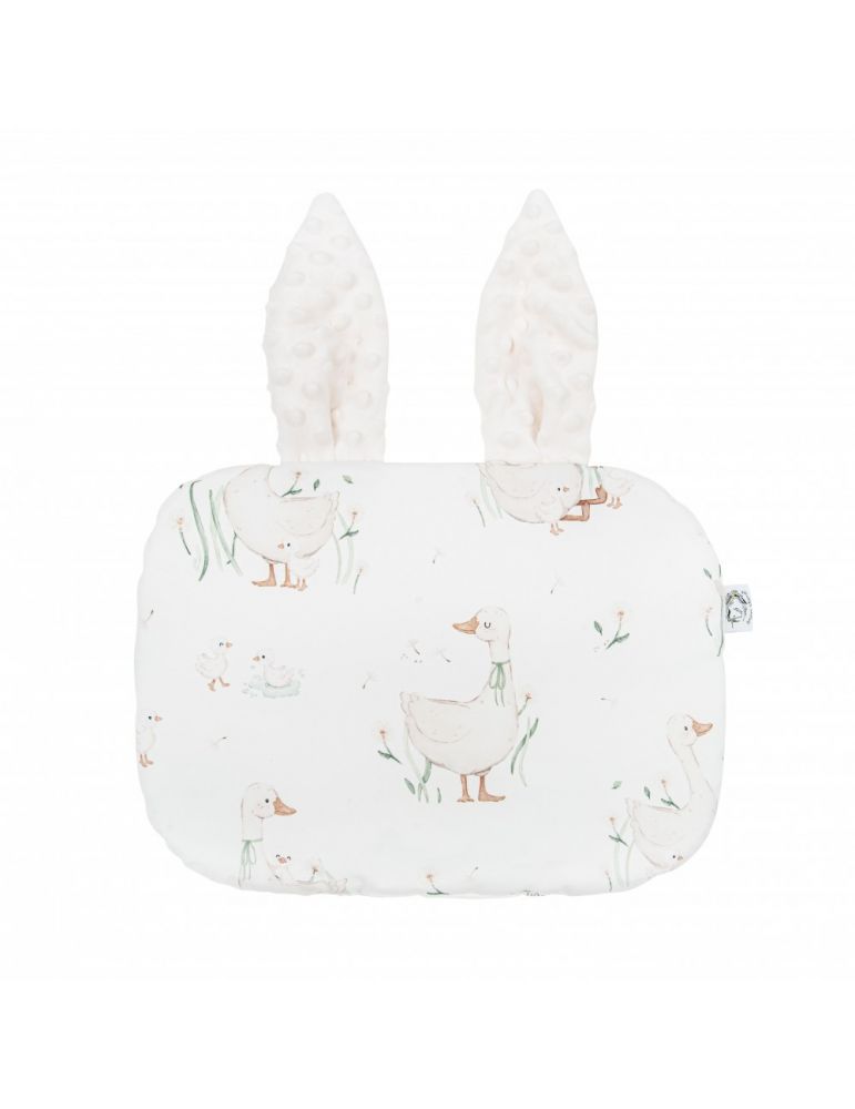 Bonjour Cherie poduszka bawełniana króliczek 25/35 Gąski Minky Ecru