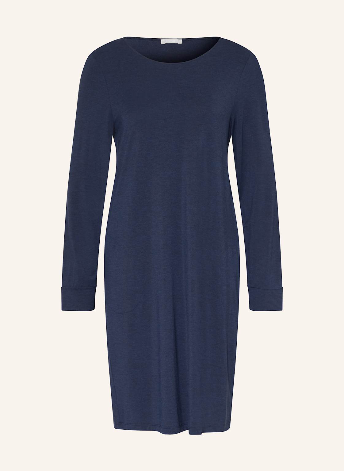 Hanro Koszula Nocna Natural Elegance blau