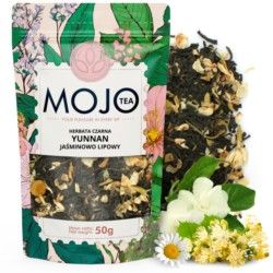Oranżada Mojo Tea Herbata kraftowa Yunnan jaśminowo lipowa 50 g - herbata