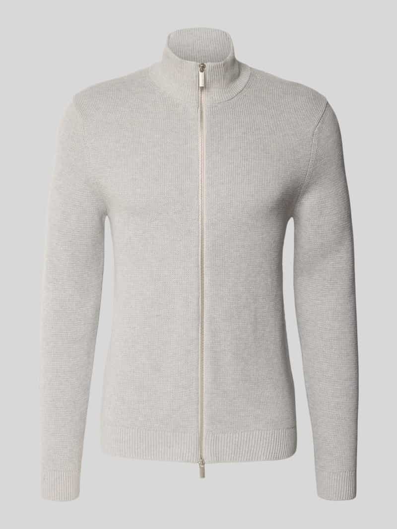 Kurtka z dzianiny o kroju regular fit z czystej bawełny model ‘DANE’