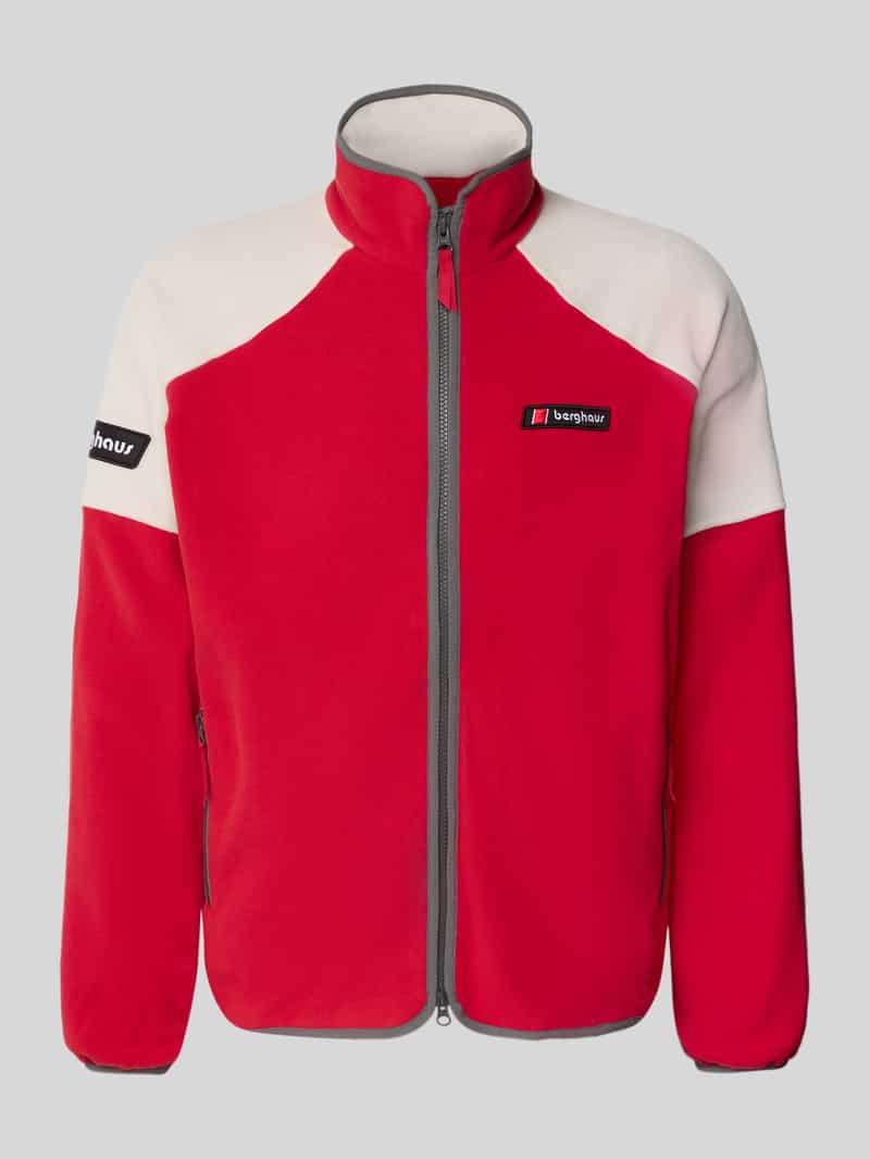 Kurtka z polaru z dwustronnym zamkiem błyskawicznym