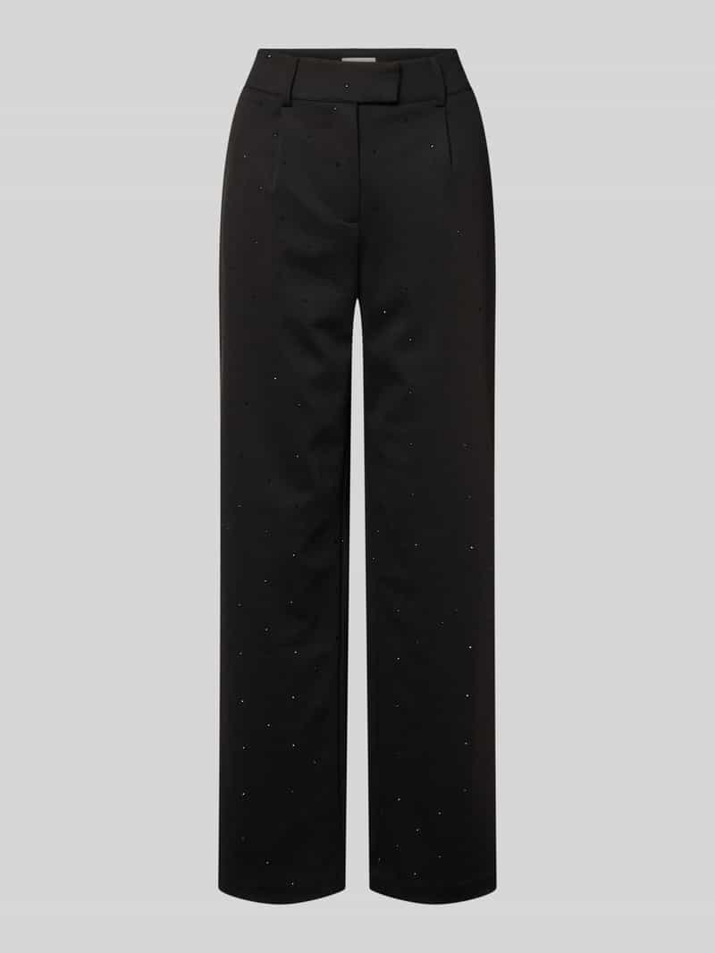 Spodnie materiałowe z kieszeniami z tyłu model ‘KATE’