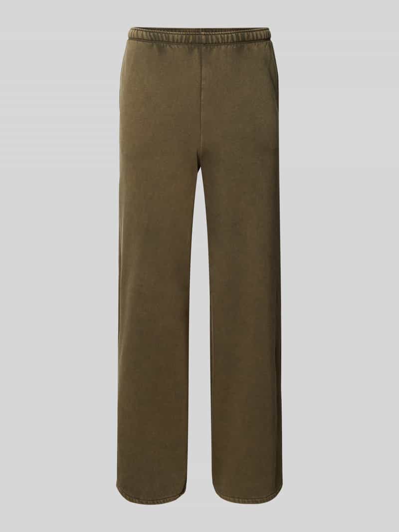 Spodnie dresowe z elastycznym ściągaczem