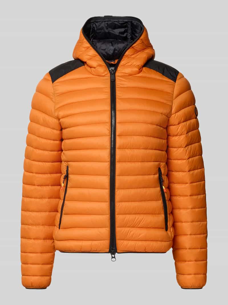 Kurtka pikowana z zamkiem błyskawicznym dwustronnym model ‘JELEP’