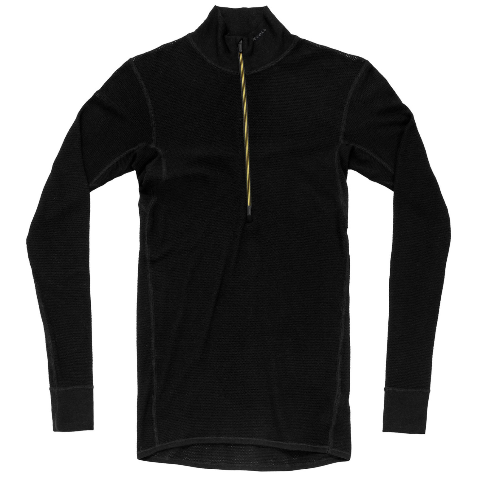 Męska koszulka Devold Wool Mesh Man Half Zip Neck Rozmiar: XL / Kolor: czarny
