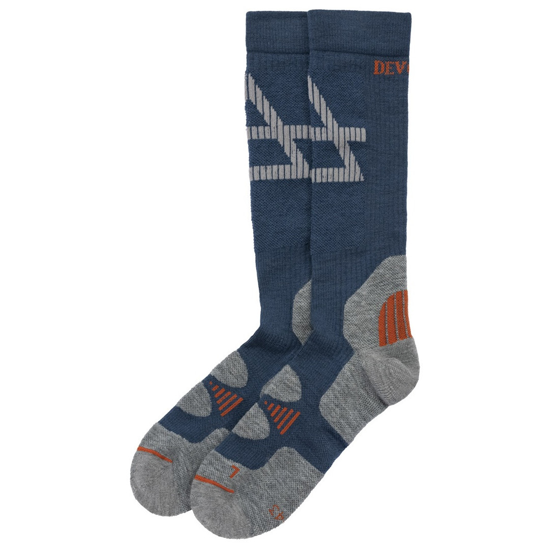Skarpety męskie Devold Cross Country Merino Sock Rozmiar skarpet: 41-43 / Kolor: czarny/szary