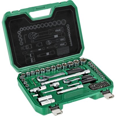 Zestaw kluczy nasadowych STALCO S011100084 (84 elementy)