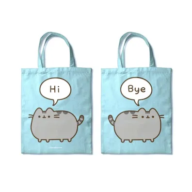 Pusheen Torba tkana zielona