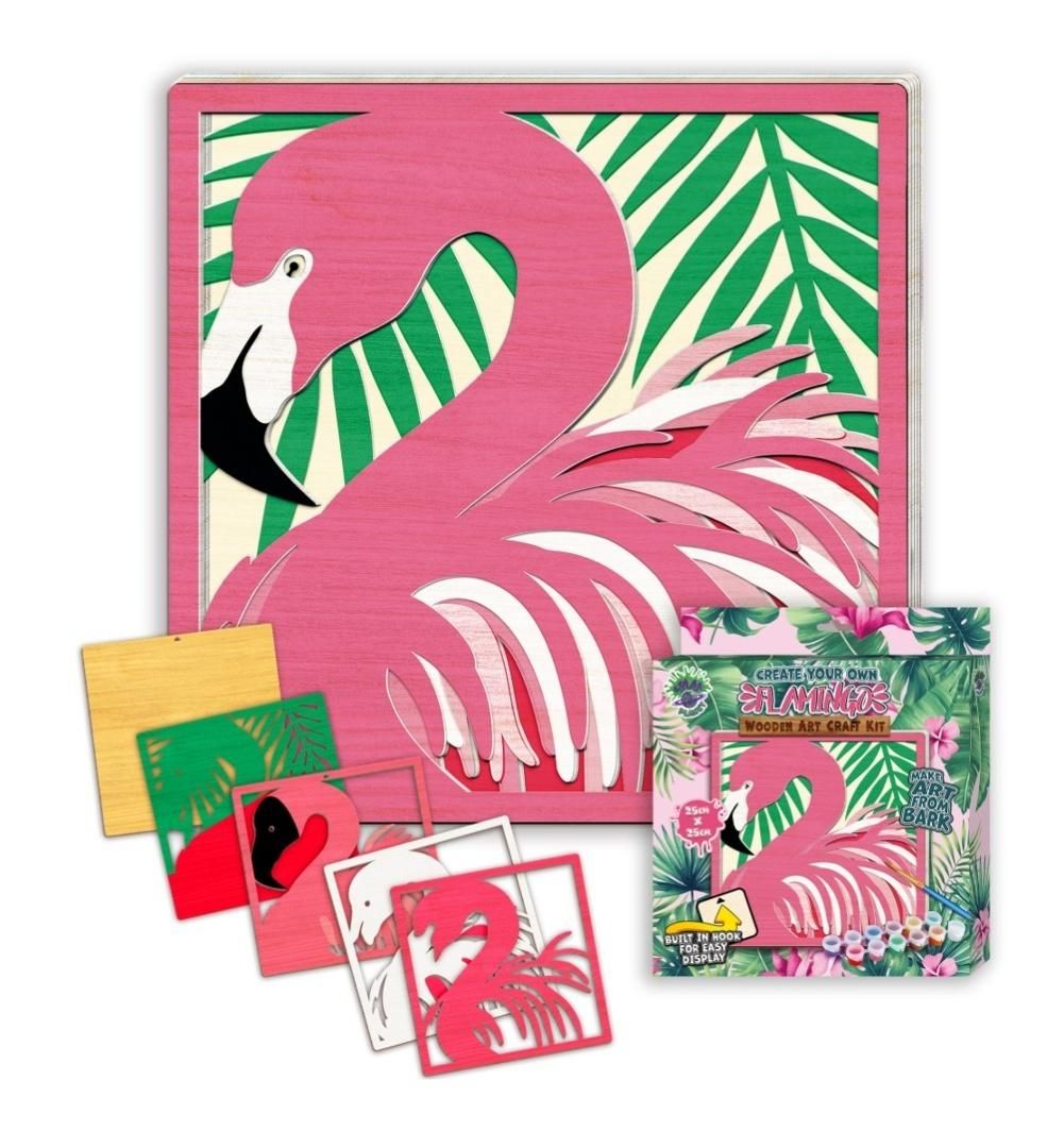 Zestaw do tworzenia obrazów z drewna - Flaming - zabawka