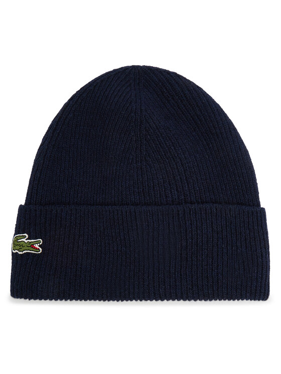 Lacoste Zestaw szalik i czapka RB5385 Granatowy