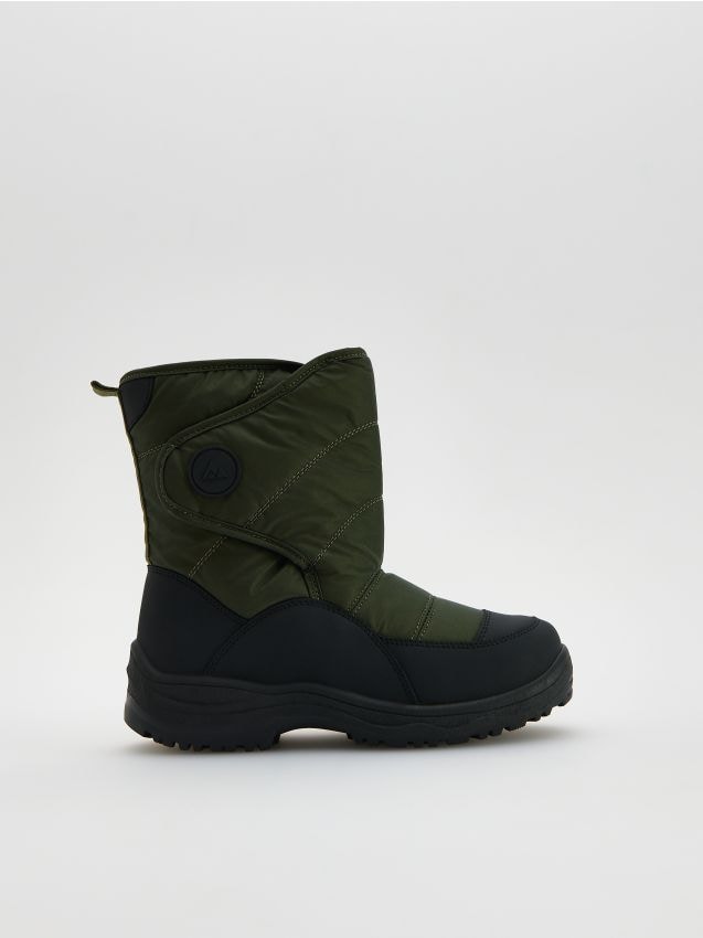 Reserved - Buty na rzepy - zielony