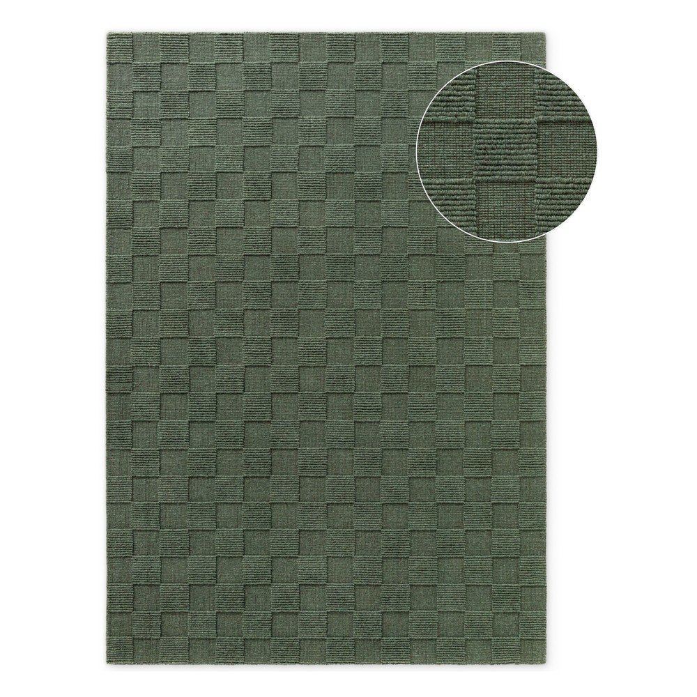 Ciemnozielony wełniany dywan tkany ręcznie 200x300 cm Scala – Villeroy&Boch