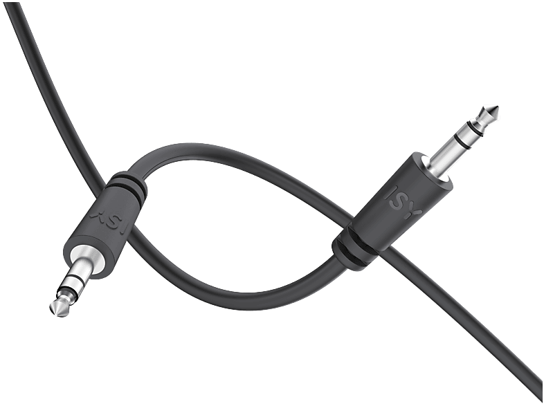Kabel audio Jack 3.5 mm - ISY IAU-1015 1.5 m Czarny