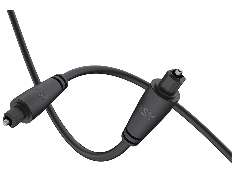 Kabel audio Toslink ISY IAU-1004 1.5m Czarny