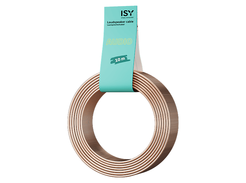 Kabel głośnikowy ISY IAU-1006 1,5mm² 10m Przezroczysty