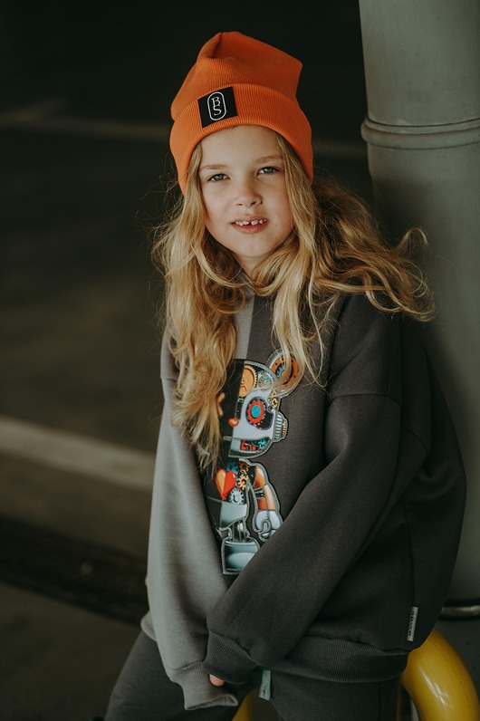 Bluza oversize Duo Robot Teddy