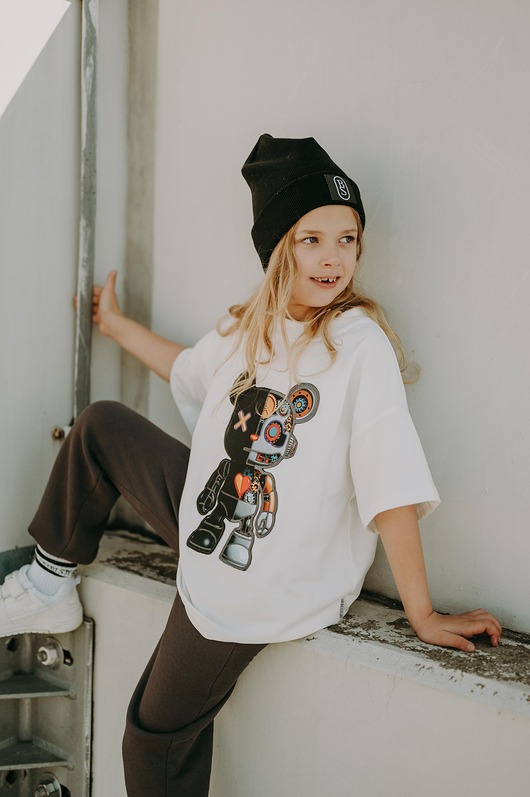 T-shirt oversize Robot Teddy